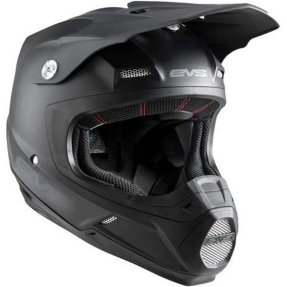 EVS HE20T5S-BK-M T5 Solid Helmet, Matte Black - Medium