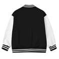 thumbnail image 3 of JAJAHO Kids Baseball Jackets Boys Girls Team Uniform Varsity Jacket Everyday Casual School Classic Clothing Long Sleeve Stylish Tops, 3 of 3