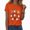 Orange, variant on TOWED22 Halloween Boo Shirts for Women Funny Halloween Ghost Tshirts Fall Spooky Pumpkin Gift Top(Wine,S)