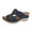 Blue, variant on Orthopedic Sandals for Women Fashion Buckle T-Strap Open Toe Wedge Slides Comfortable Thick Sole Summer Walking Beach Shoes Red Size 7.5