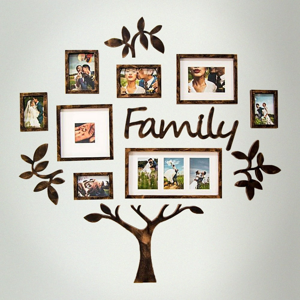 Wall Decoration Ideas With Photo Frames ~ Family Wall Collage Ideas On ...