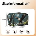 thumbnail image 5 of Lsque Forest River Bald Eagle Print 2 Slice Toaster Cover , Kitchen Appliance Dustproof Protector , Toaster Protector Dustproof Kitchen Appliance Cover, 5 of 7