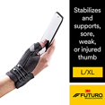 thumbnail image 1 of Futuro de Luxe Stabilisateur de Pouce, Améliore la Stabilité, Soutien Stabilisant Modéré, Grand/Très Grand, Noir, 1 of 1