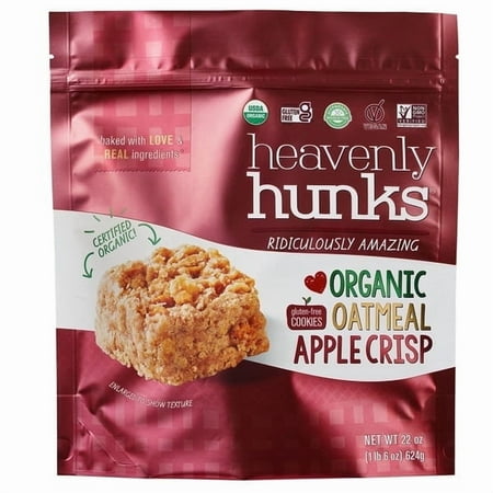 Heavenly Hunks Organic Oatmeal Apple Crisp Cookies, 22 oz