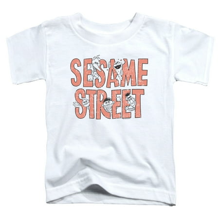 

Sesame Street - In Letters - Toddler Short Sleeve Shirt - 3T