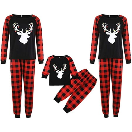 

Christmas Family Matching Outfits Xmas 2PCS Sleepwear Nightwears Pajamas Clothes