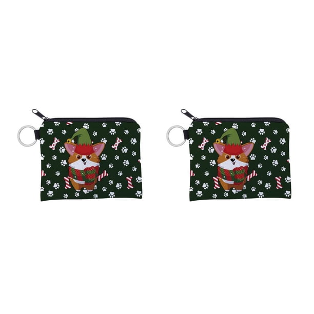 Qarigey Monedero Chang Regalo de Navidad Monedero pequeño portátil Monederos de poliéster Type3 NO3