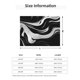 thumbnail image 5 of Balery Abstract Black White Swirls Manta de Franela con Dibujo, Lujo Ultra Suave y Cálido, Antipelusa y Resistente a las Arrugas para Cama, Sofá, Camping -80"x60", 5 of 6