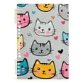 thumbnail image 7 of FORMRS 1-Subject Spiral Notebook 8" x 5" College Ruled 60 Refillable Sheet, Cute Cat Pattern, 7 of 7