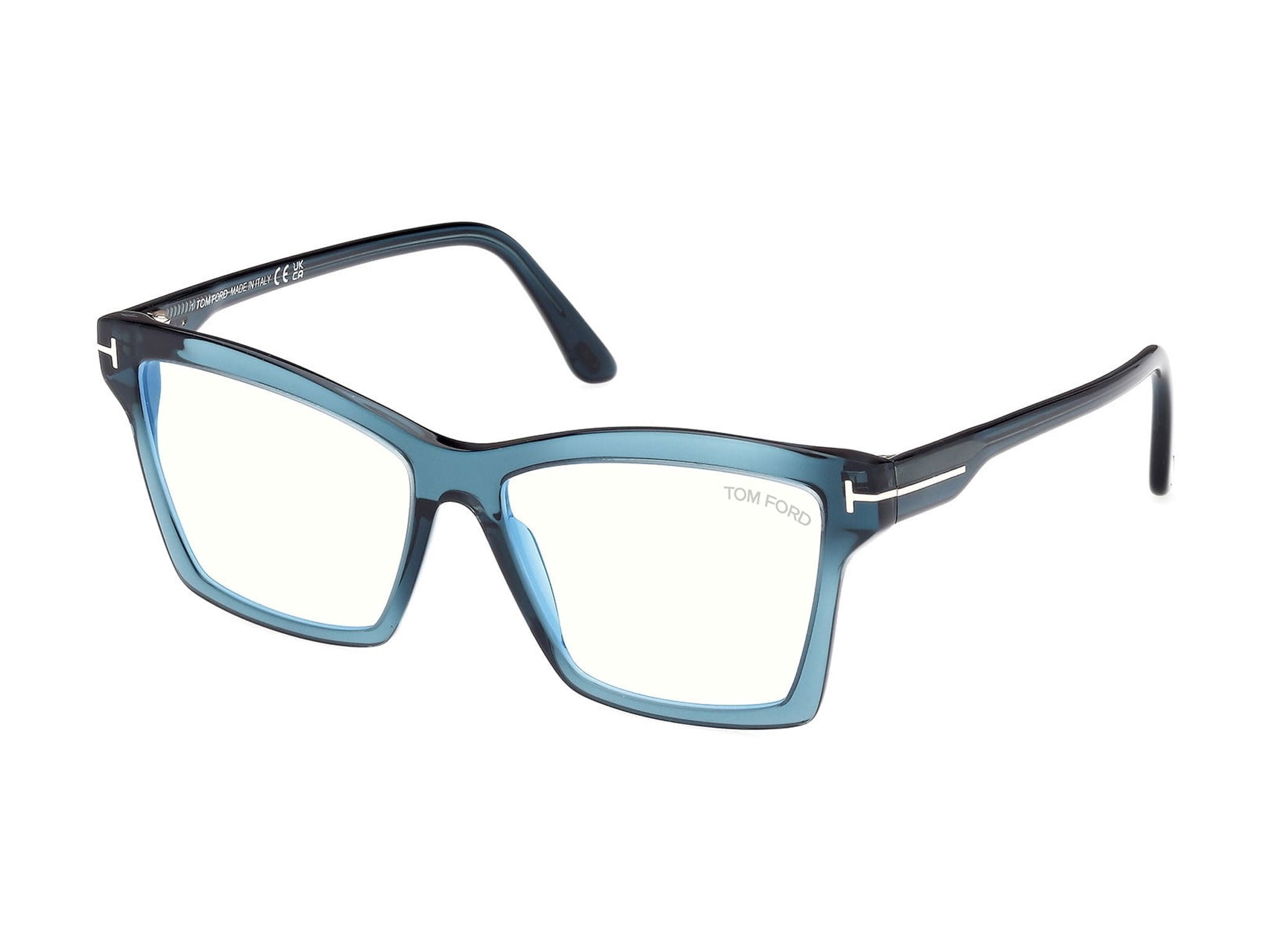 Eyeglasses Tom Ford FT 5966 -B 075 Shiny Dark Fuxia  display picture 3