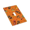thumbnail image 7 of DouZhe 1-Gang Toggle Switch Wallplate, African Exotic Tribal Sketch Decorative Wall Plates, 7 of 7