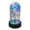 Rose Flower Light in Glass Dome Blue, variant on PIMOXV Colorful Galaxy 8.3” Artificial Plastic Purple Rose Valentine’s Day Bouquet