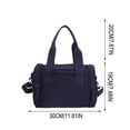 thumbnail image 3 of Bolsa de nailon de gran capacidad para gimnasio, viajes y uso diario: bolso bandolera con correa ajustable, múltiples bolsillos, ligero y duradero., 3 of 6