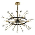 thumbnail image 4 of Ariel 6-Light Chandelier in Como Black with Gold Accents, 4 of 5