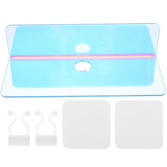 Iridescent Wall Shelf Acrylic Wall Shelf Wall Display Shelf Floating Storage Shelf for Wall