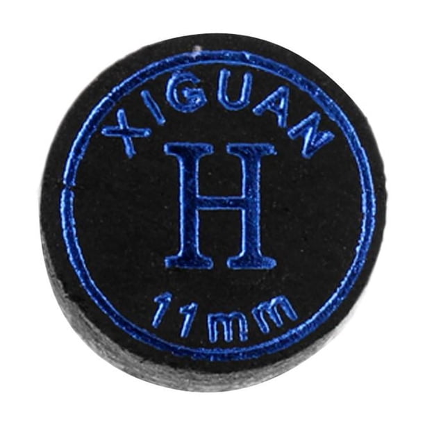 Puntas de Billar Negras de 11mm/13mm, Kit de Reparación de Puntas de Billar-suave/medio/duro-piel de Cerdo Artificial de Múltiples , 11 diámetro 11 mm de diámetro