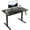 Black, variant on VIVO Manual 43” x 24” Stand Up Desk | Black Table Top, Black Frame