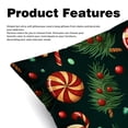 thumbnail image 2 of Christmas Pillow Covers Set of 2 with Unique Patterns - Available in 16x16, 18x18, and 20x20 Inches for Various Occasions - Pillow Inserts Included, 2 of 6