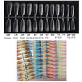 thumbnail image 3 of 24 Pieces False Nails Coffin Design Full Cover Elegant Press-on Gradient Style Artificial Nail Tips Fingernail Accessory for DIY ch03, 3 of 8