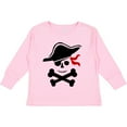 thumbnail image 3 of Inktastic Pirate Skull and Cross Bones Boys or Girls Long Sleeve Toddler T-Shirt, 3 of 5