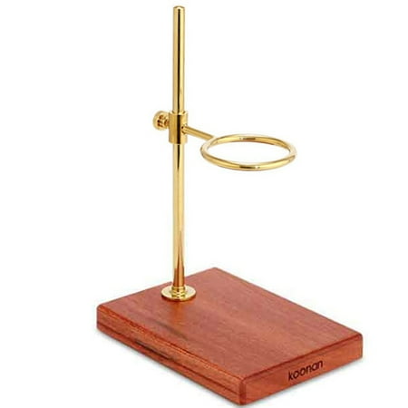 

Pour Over Coffee Maker Stand with Wooden Base Adjustable Height Rack Dripper Filter Holder for Manual Brewing