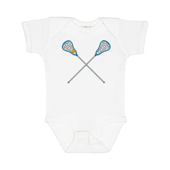 Inktastic Lacrosse Sticks Future Player Boys or Girls Baby Bodysuit