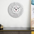 thumbnail image 2 of Caligrafía islámica Reloj de pared silencioso musulmán Pta árabe Zulema  Reloj de pared, 2 of 7