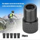 thumbnail image 2 of 20 pcs Silicone Valve Adapter Valves Cap for Bike Bicycle Tire Dust Cover Road Bicycles Accessoriesblack, 2 of 4