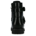thumbnail image 4 of Journee Juliah Lace-up Buckle Detail Round Toe Casual Comfort Block Heel Ankle Boots, 4 of 9
