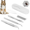 thumbnail image 4 of Kit De Eliminación De Garrapatas, Set Multifuncional De Tick Tick Set No Molestar A Su Mascota Acero Inoxidable Para Viajar Al Aire Libre Para Acampar Para El Hogar, 4 of 7