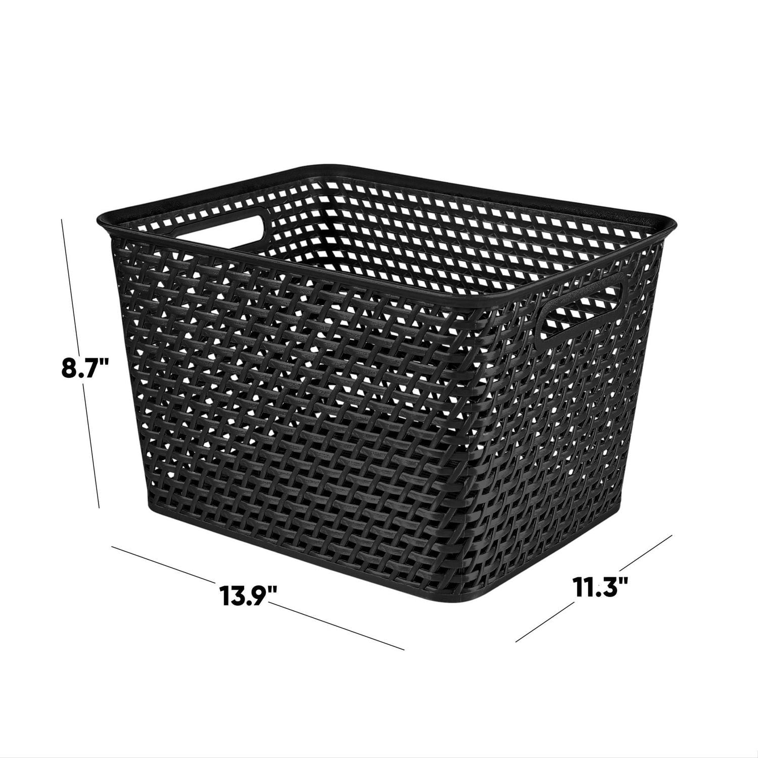 Mia Basket, Large, Decorative Storage Basket