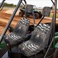 thumbnail image 2 of KUIFORTI Deer Head UTV Seat Covers Polyester Seats Cover with Headrest Covers Outdoor Seat Cover Set Elastic Fabrics Compatible with Yamaha Rhino 700 660 450 2004-2021, 2 of 7