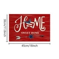 thumbnail image 3 of 4th of July Placemats,Patriotic Plastic Table Mats,Independence Memorial Day Vintage America 250 Anniversary Flag Stars Stripe Place Mat,Vinyl Table Decoration for Indoor Outdoor Party Dining, 3 of 5