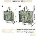 thumbnail image 2 of FORMRS Womens Corduroy Tote Bag Crossbody Shoulder Handbag with Pocket, Ghosts Playing in A Garden, 2 of 7