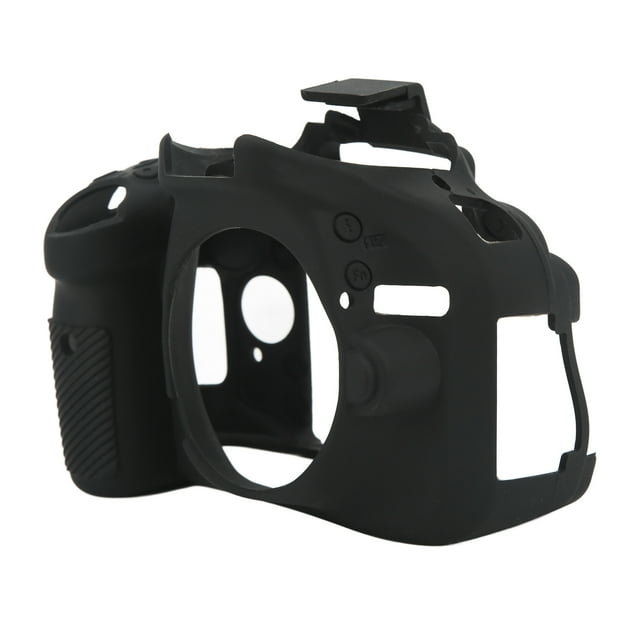 Funda protectora de silicona suave para cámara digital Nikon D5200, resistente a arañazos.