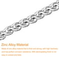 thumbnail image 4 of Uxcell Iron Flat Chain Strap, 47" Handbag Purse Chain Strap DIY Bag Replacement, Silver Tone, 4 of 6
