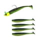 thumbnail image 5 of Cebos de pesca, señuelos duros de silicona, aparejos de pesca realistas portátiles con anzuelo Verde negro, 5 of 9