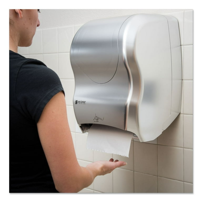 Smart System with iQ Sensor Towel Dispenser, 16.5 x 9.75 x 12, Silver