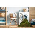 thumbnail image 2 of Ahgly Company Machine Washable Indoor Rectangle Transitional Black Brown Area Rugs, 7' x 9', 2 of 7