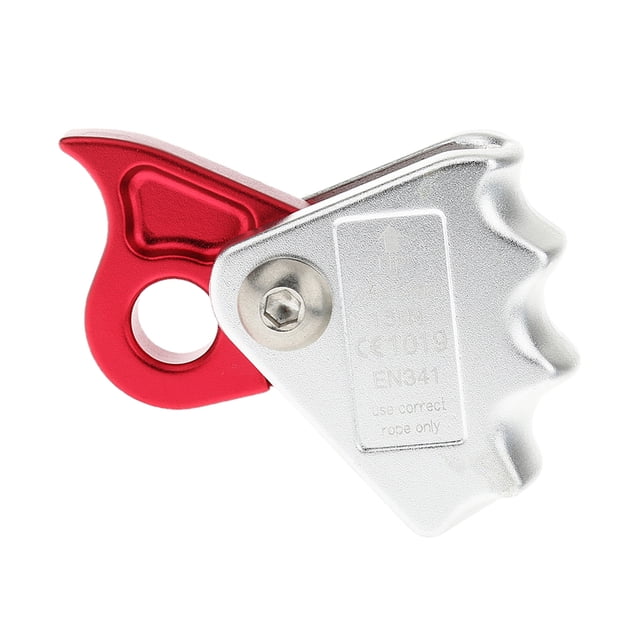 Cuerda de escalada en roca Grab Security 9mm-12mm Montañismo Árbol Arborist Aleación de aluminio Cordón Cordón Grip Camping profesional Rojo Plata Speravity OD002834-06