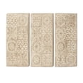 thumbnail image 4 of DecMode Set of 3 Rustic Fir Wood Wall Plaques, Brown, 4 of 5