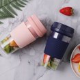 thumbnail image 3 of Matsuzay Licuadora eléctrica de 300ML, exprimidor de naranjas recargable por USB, máquina para hacer frutas a prueba de fugas, mezcladores de Electrodomésticos Azul, 3 of 6