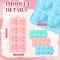thumbnail image 2 of Yhuaoa Silicone Heart Shaped Muffin Pan, 8 Cavities Heart Shaped Silicone Mold,Nonstick Heart Molds for Baking Cupcakes, Brownies, Tartlets, 2 of 7
