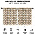 thumbnail image 2 of Blackout Kids Curtains,Boho Bohemia Geometric Line Art Childrens Insulated Curtains Set Of 2,Bedroom Essentials,Toddler Room Decor 52"x63"(132x160cm), 2 of 4