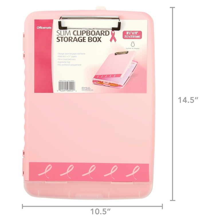 Officemate Slim Clipboard Storage Box - 11 Officemate Slim Clipboard Storage Box - 11