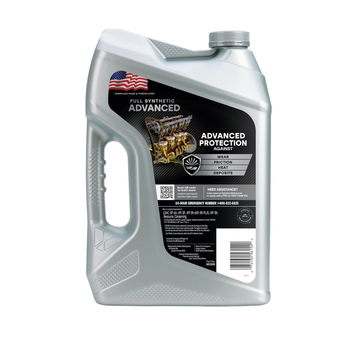 新品　Vシリーズ フルシンセティック 0W-20 Amazon.com: Valvoline Advanced Full Synthetic SAE 0W-20