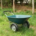 thumbnail image 5 of Wheel Barrow Two Wheeled Trolley for Green Garden 15 inch Pneumatic Wheel, 5 of 10