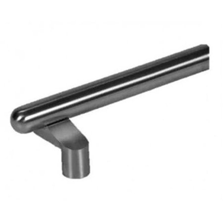 Don-Jo 1151 Stainless Steel Offset Door Pull - 10" Center, 2-1/2" Projection, Satin Finish