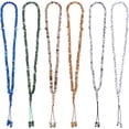 thumbnail image 1 of Rosario musulmán de Ramadán (6 piezas), 99 cuentas, rosario de 7 mm, Misbaha, collar con los nombres de Alá y Mahoma grabados. Regalo ideal., 1 of 5