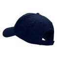 thumbnail image 3 of I Say I Do Embroidered Solid Cotton Twill Low Profile Strap Cap - Navy OSFM, 3 of 5